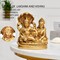 Lord Vishnu and Lakshmi Ji Brass Statue Rest Upon Shesha Naag Hindu God Goddess Religious Idol Figurines for Mandir Pooja Home Temple Diwali Puja - Housewarming Gift